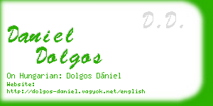 daniel dolgos business card